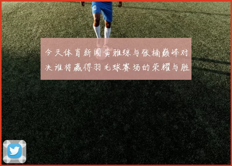 今天体育新闻黄雅琼与张楠巅峰对决谁将赢得羽毛球赛场的荣耀与胜利
