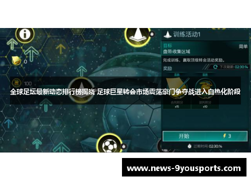 全球足坛最新动态排行榜揭晓 足球巨星转会市场震荡豪门争夺战进入白热化阶段